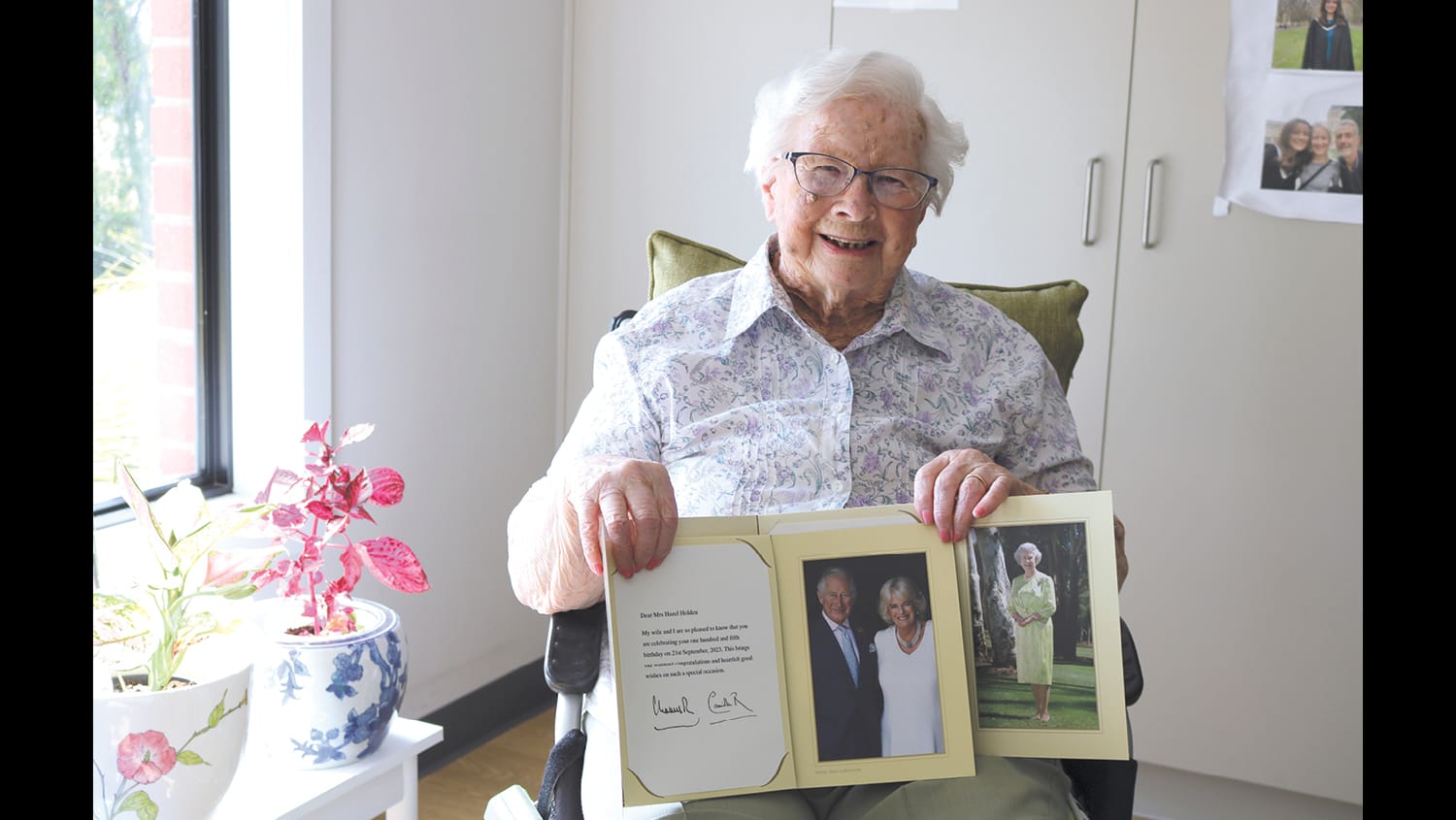 The key to a long and happy life according to Hazel at 105