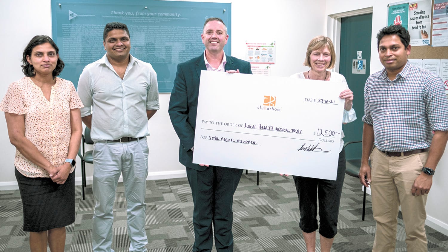 cluBarham Medical Trust Donation