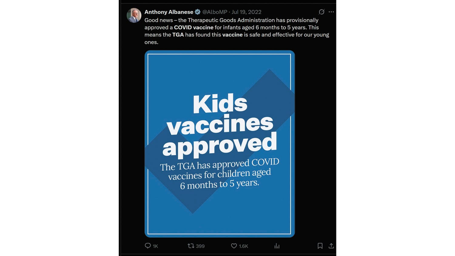 Covid Jabs Removed for Healthy Kids