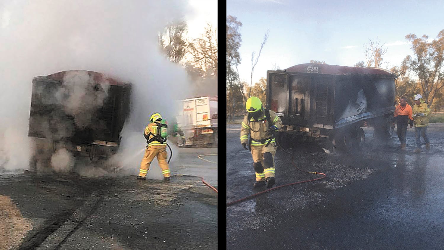 Trailer Ablaze