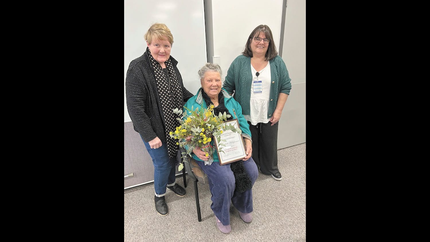 Life Membership for Betty and Stella