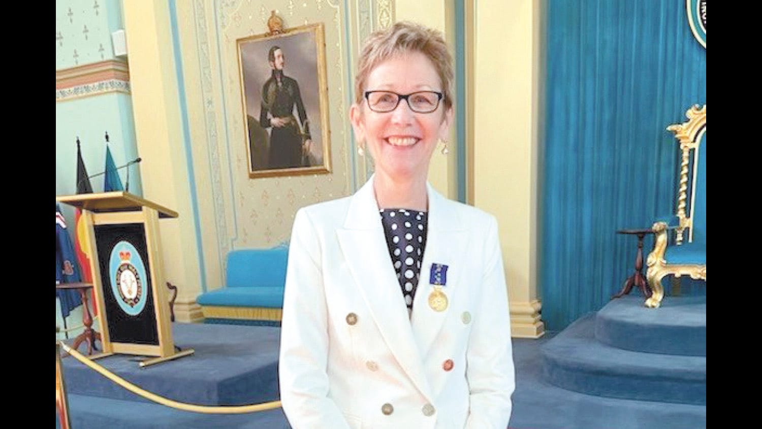Heather Receives OAM