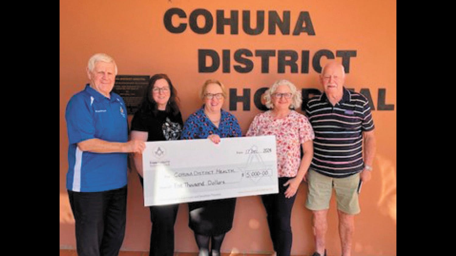 CDH has received donation