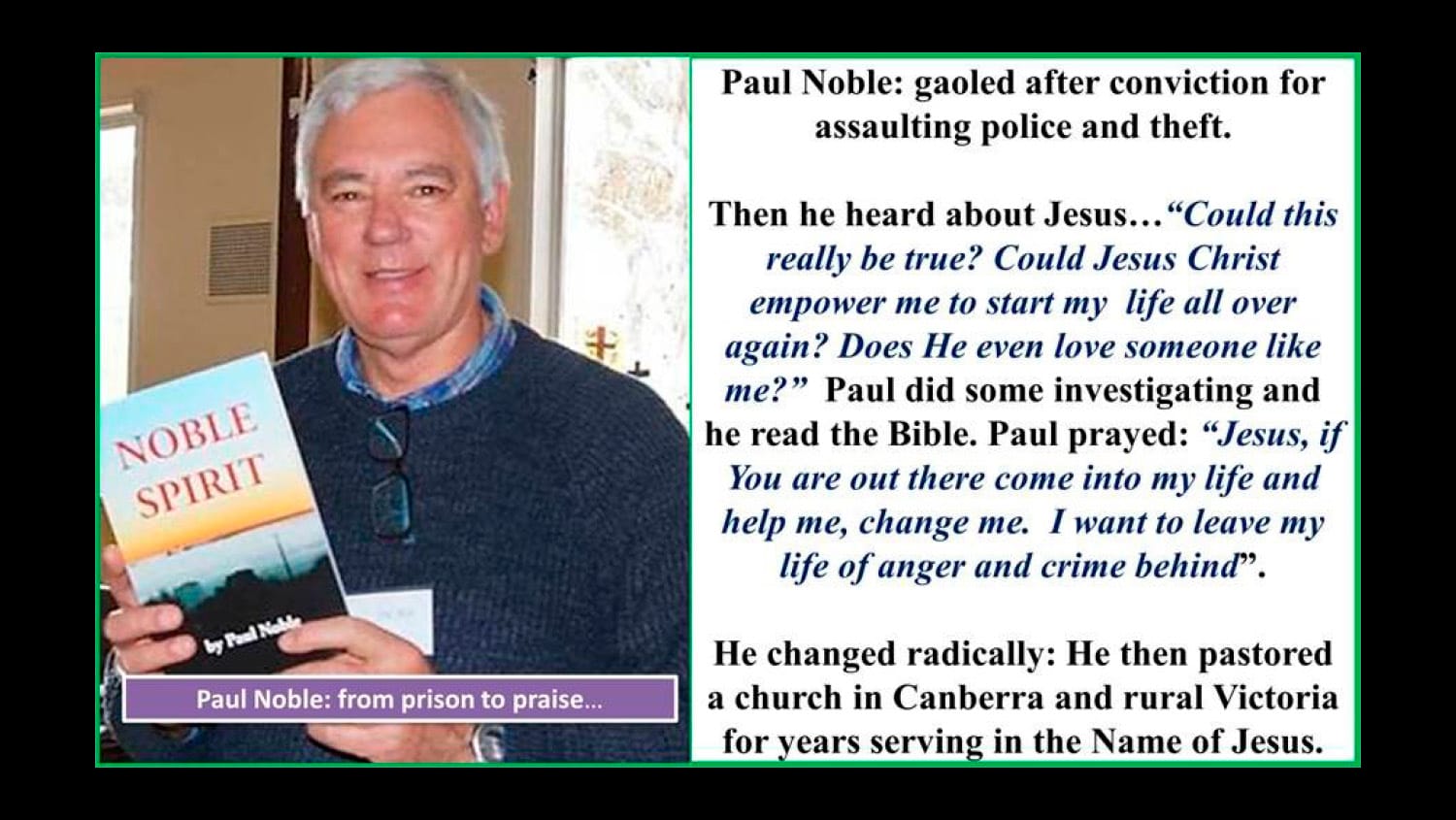 From Prison to Praise