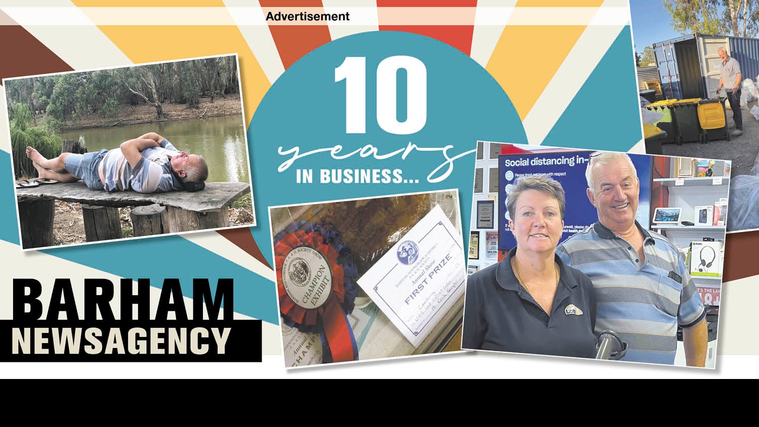 Barham Newsagency: Ten Years in Business