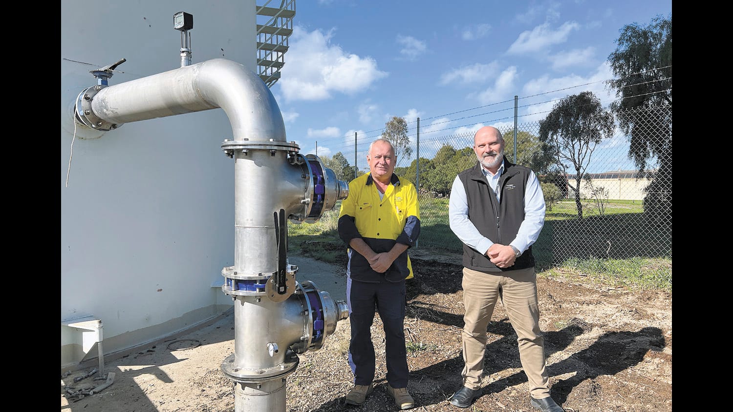 Water Pressure Works Underway