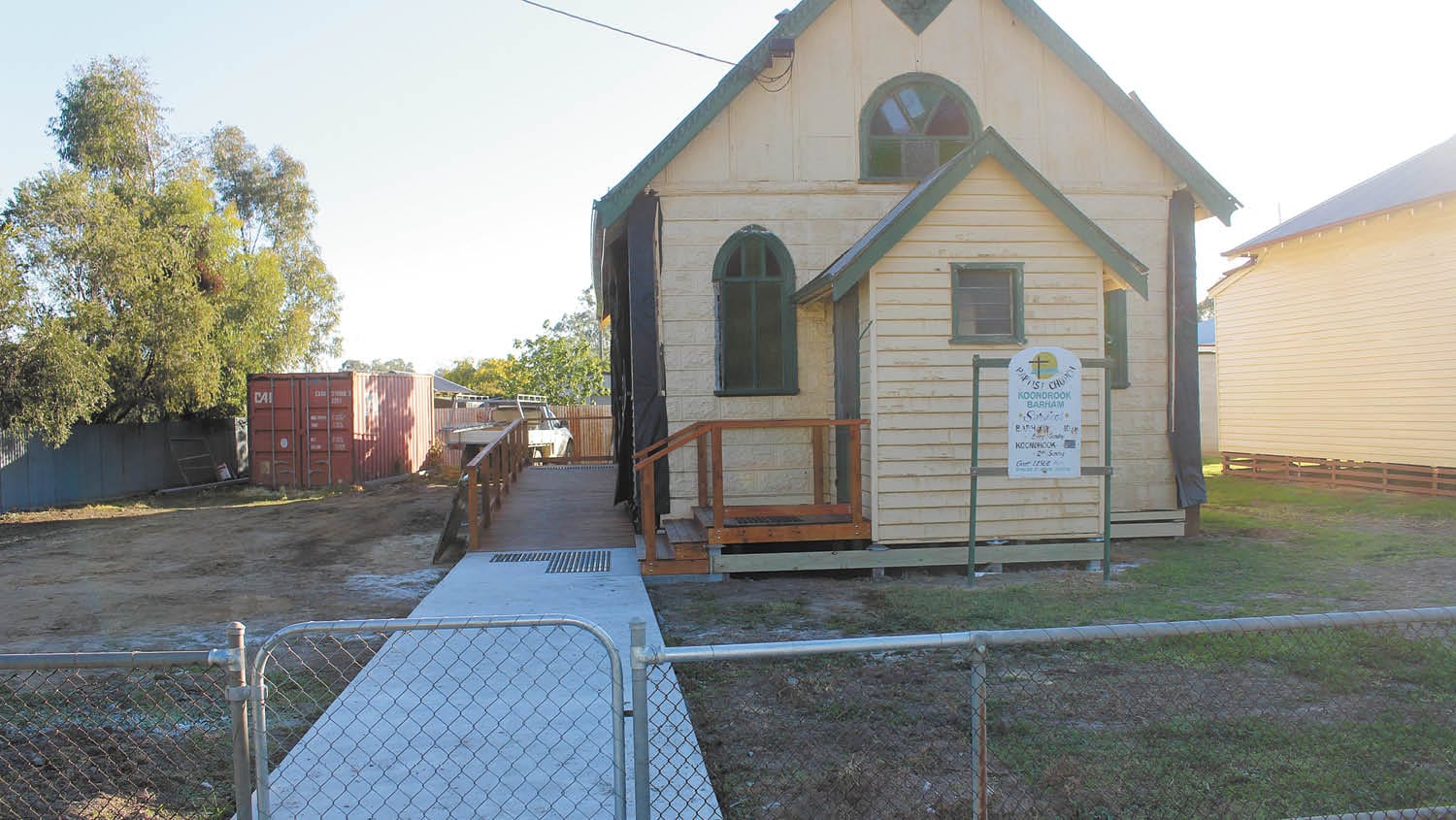 Historical Building Works Progress