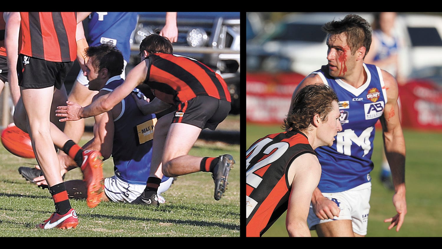 Kennedy Bleeds for Blues at Murrabit