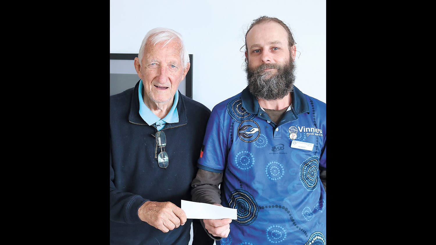 Much appreciated donation to Vinnies