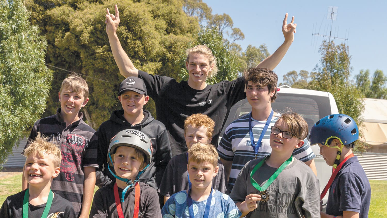 All Smiles at the Barham Skate Park