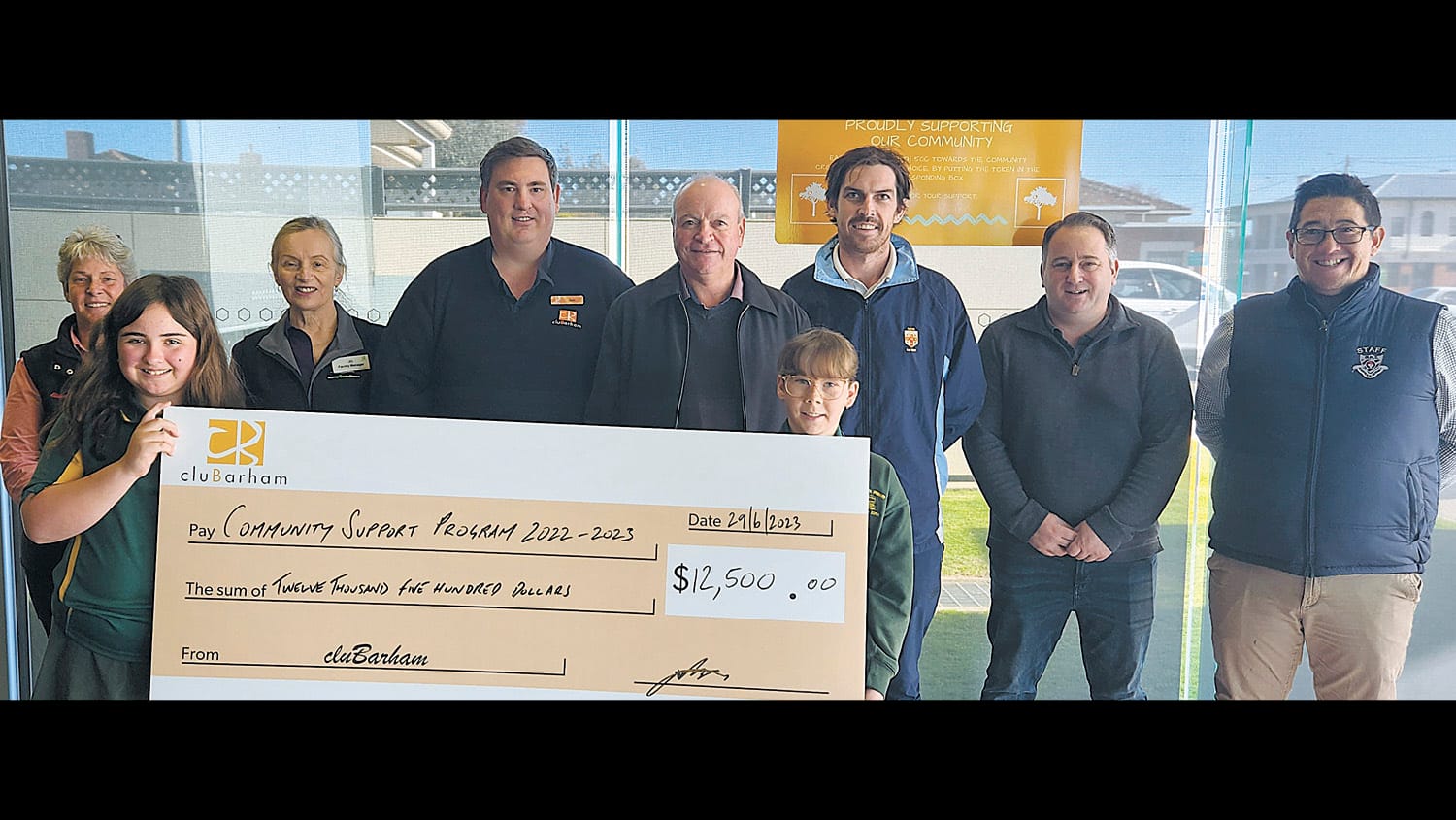 cluBarham Community Support Program 2022-23 Donation