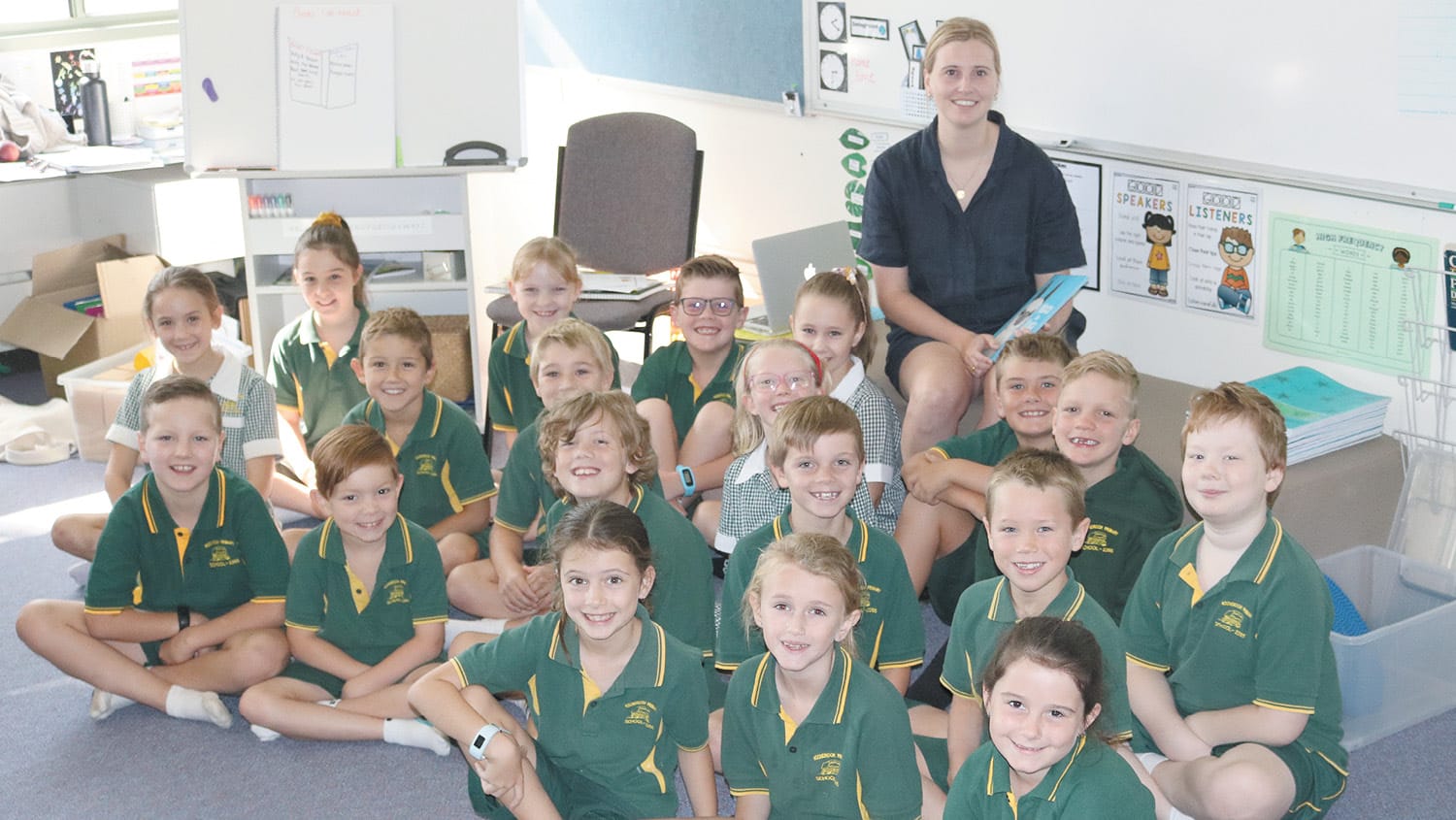 Millie welcomed at Koondrook Primary School