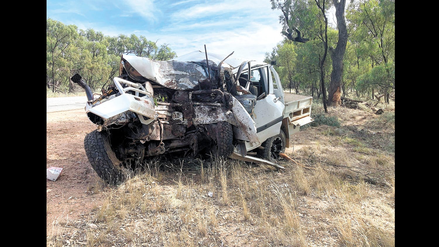 Collision leaves driver in critical condition