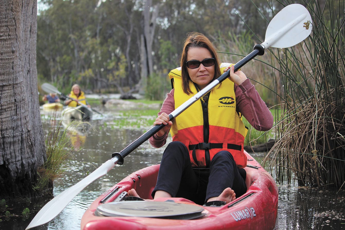 Kayaking the Gunbower
