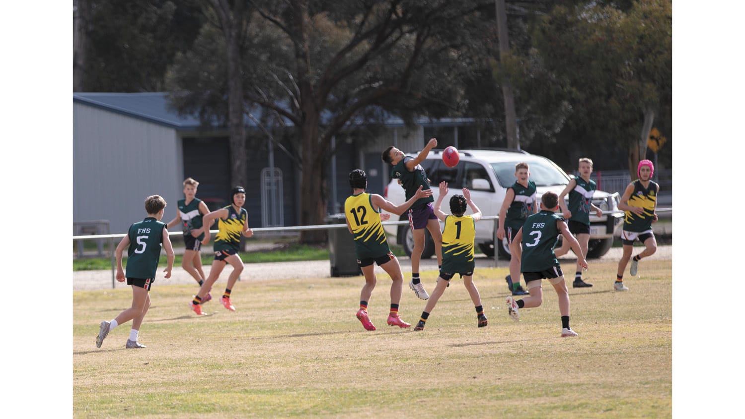 High schools come together for Footy Gala