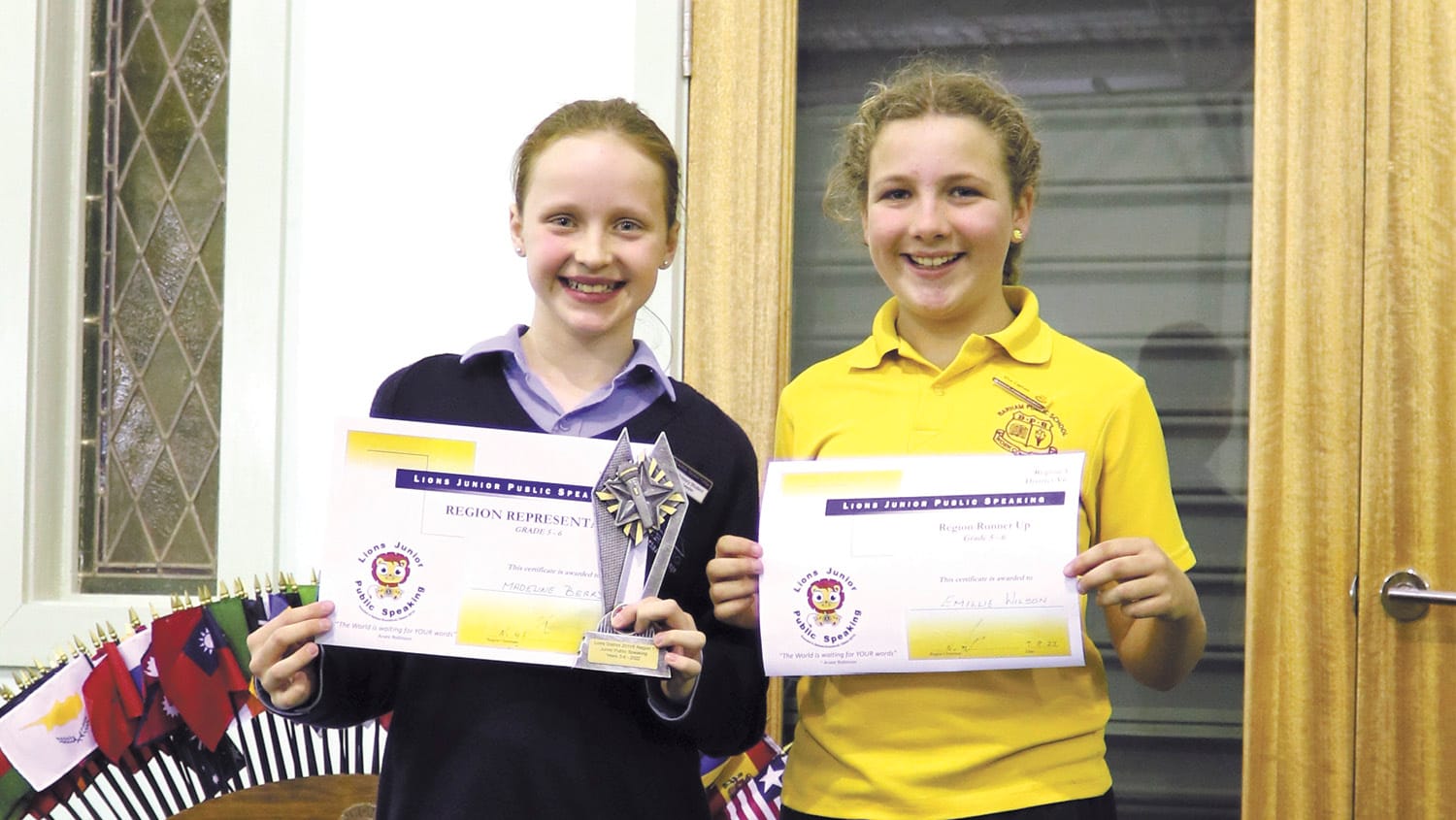 Public Speaking Regional Finalists