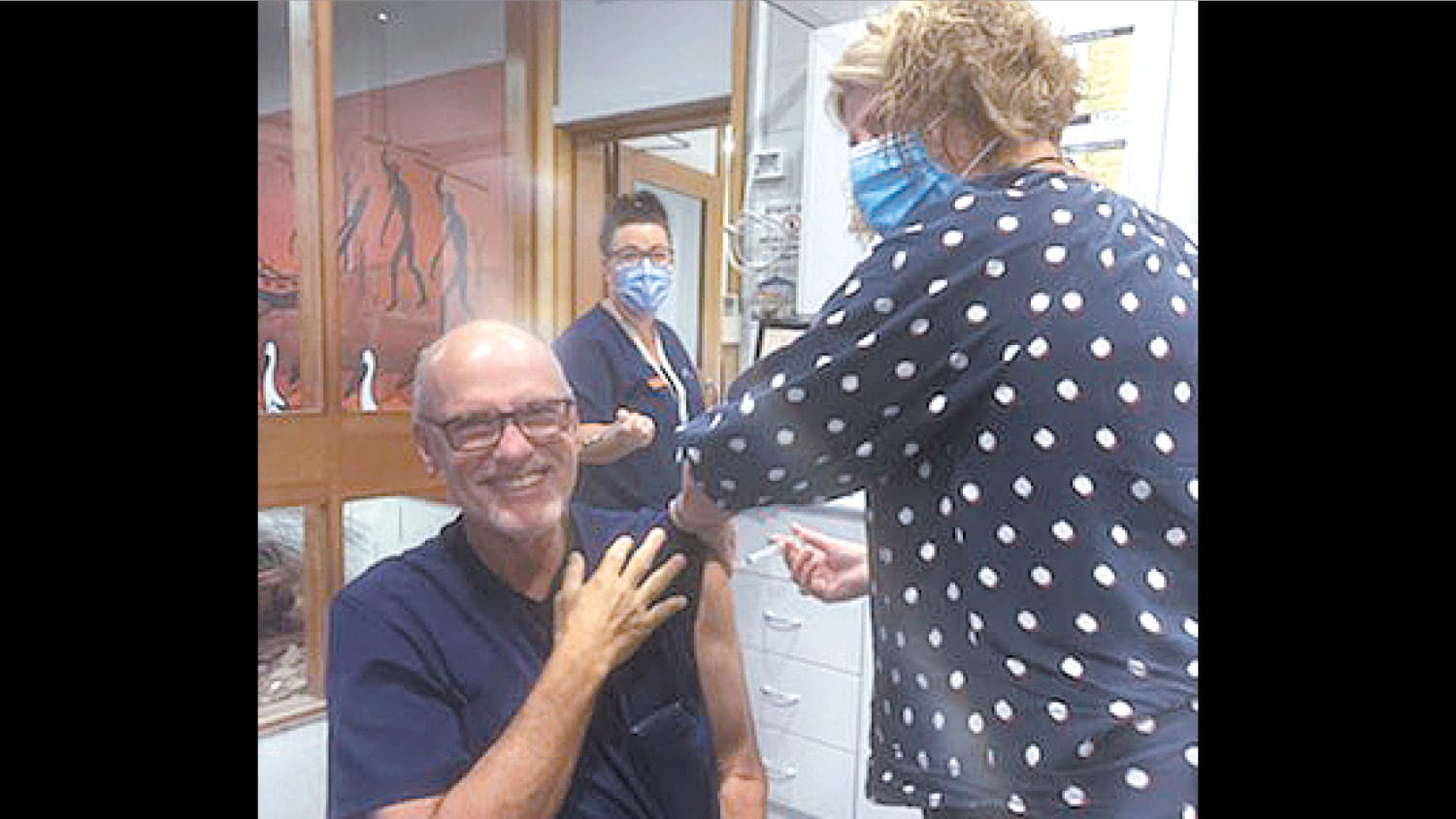 Doc Gets The Jab...