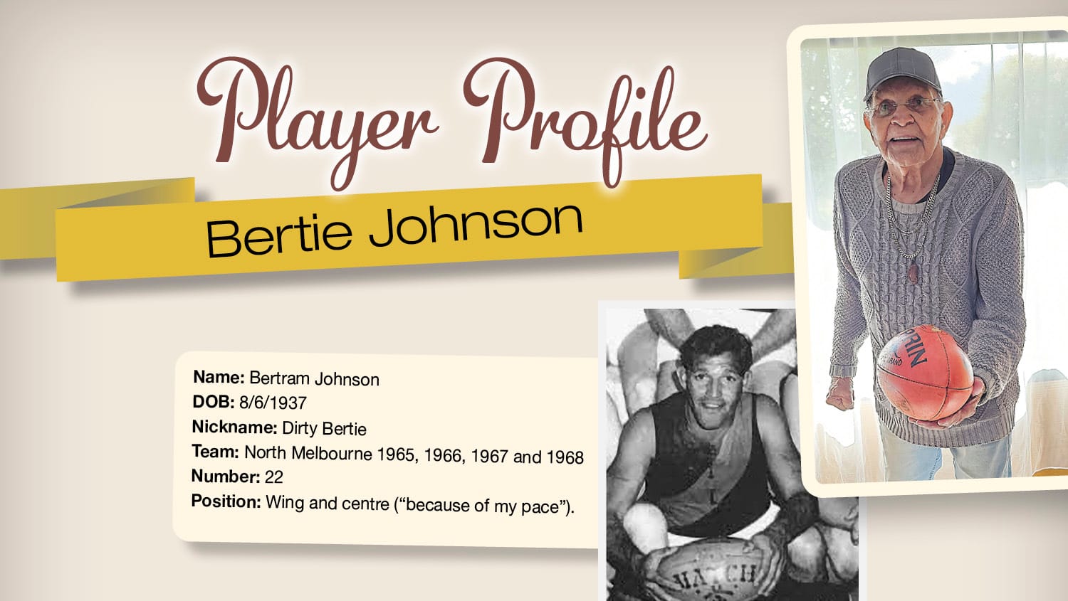 Player Profile - Bertie Johnson