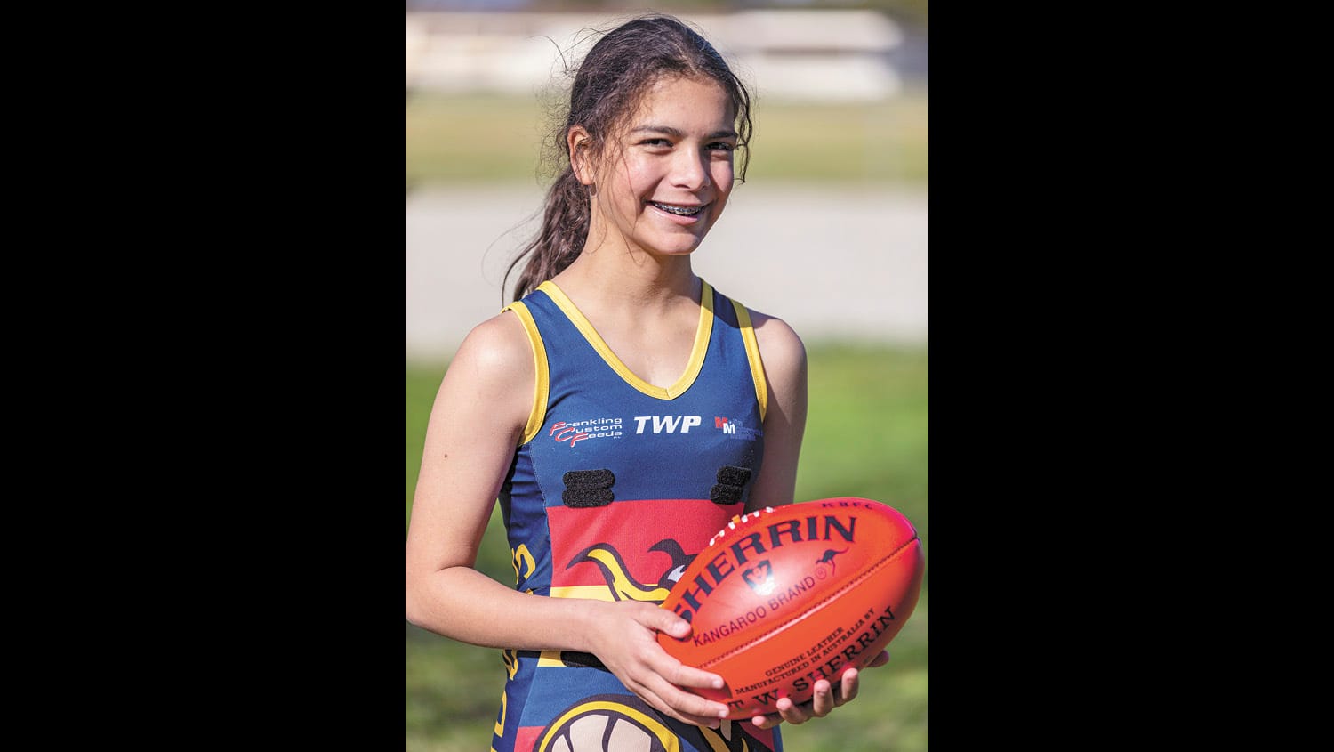 D’Silva Trades Netball Uniform for Football Jersey