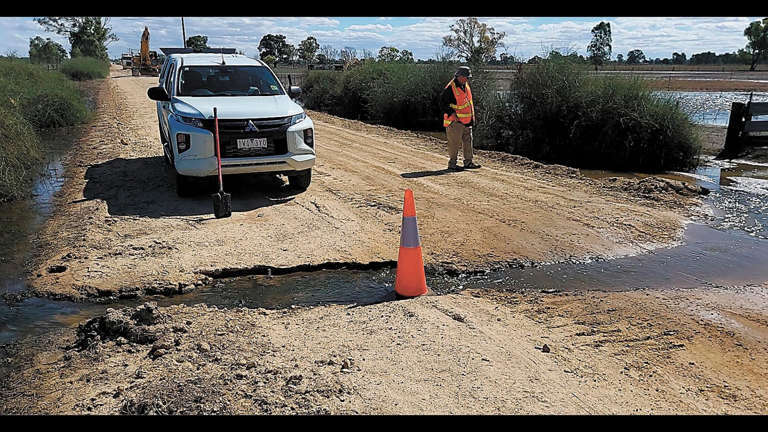 Repairs to flood-damaged roads underway