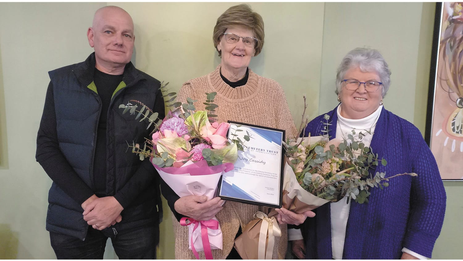 15 Years of Dedicated Service to Cohuna Cemetery Trust