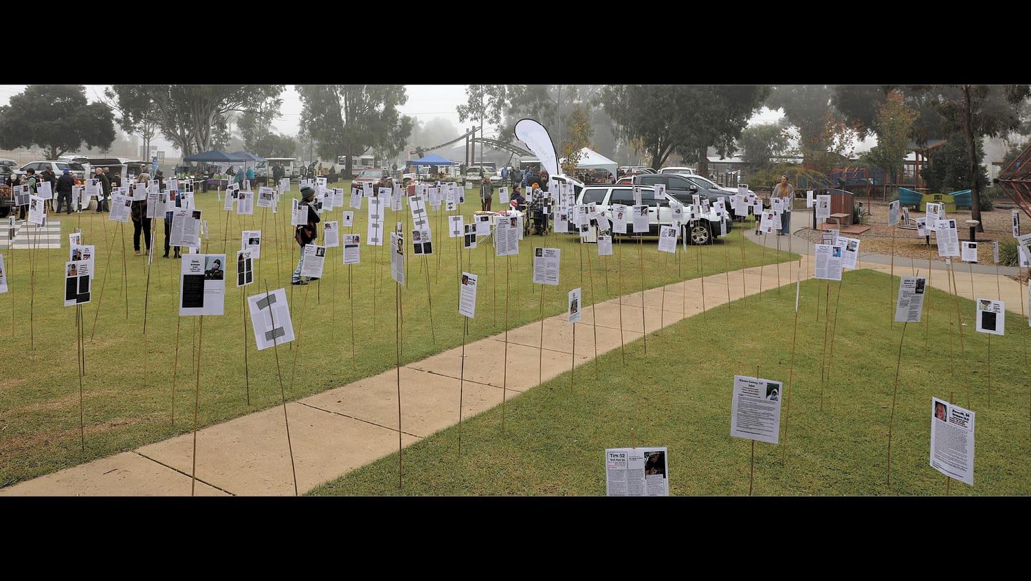 ‘Forest of the Fallen’ Visits Kerang