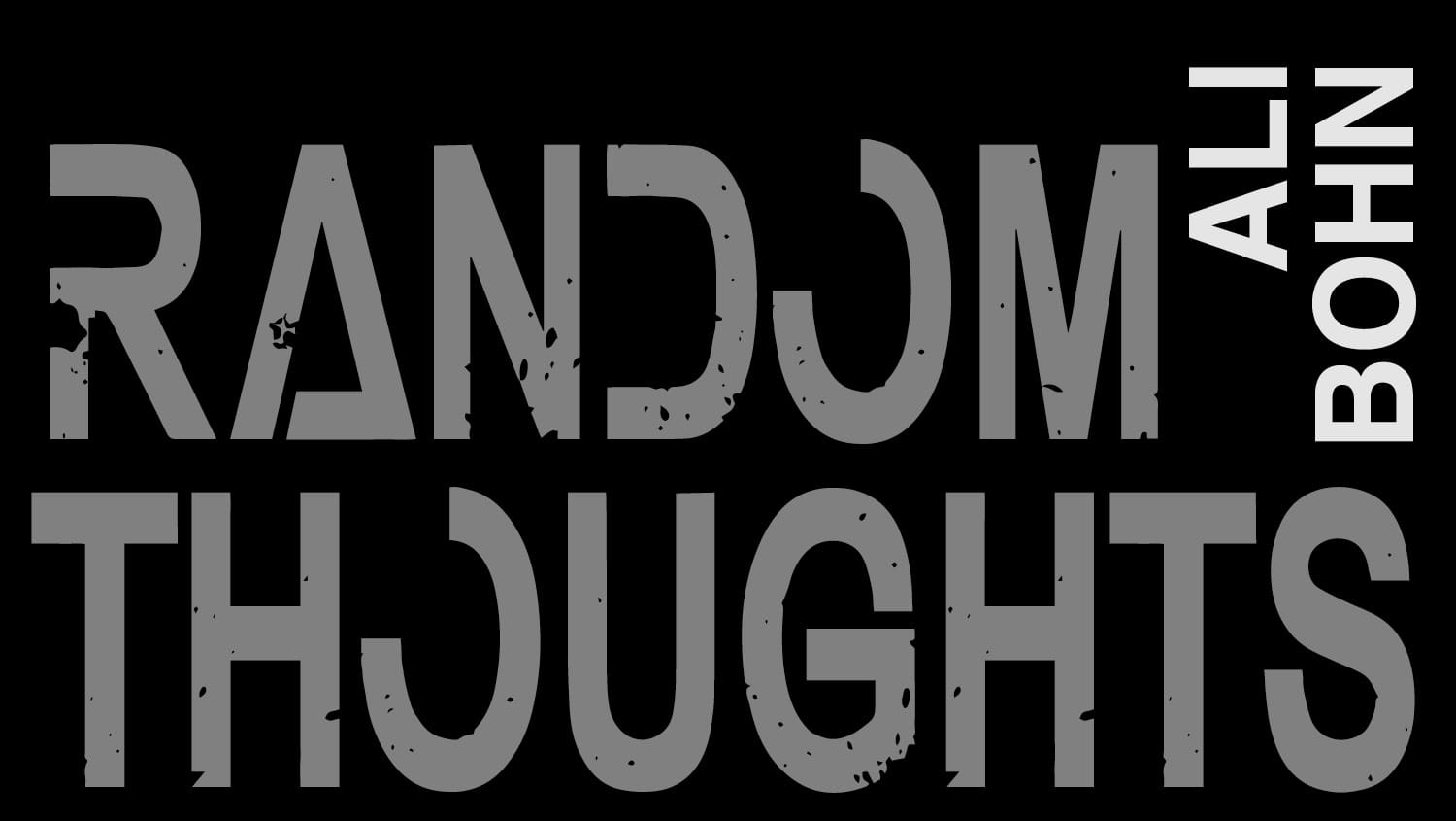 Random Thoughts: Overused Phrases