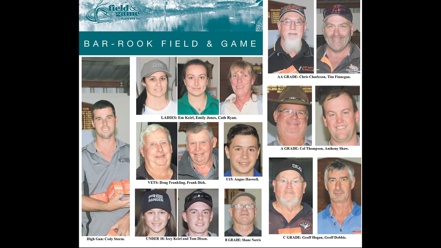 Bar-rook Field and Game – May 2021
