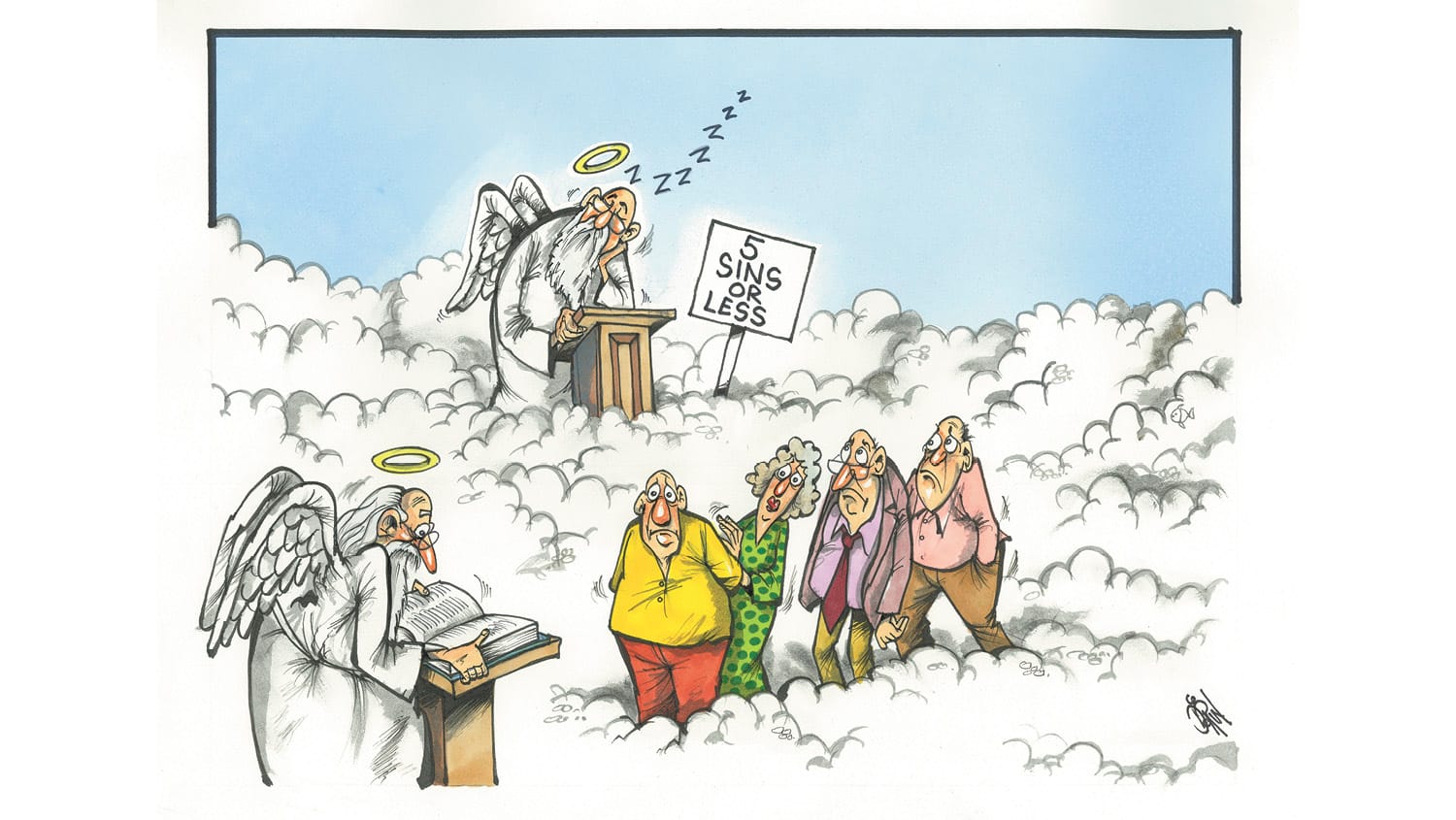 Drawing Clouds and Coconuts, the Art of Endless Jokes