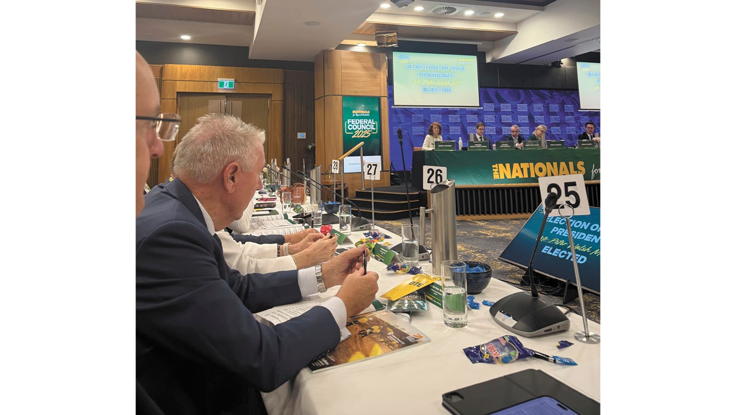 Nationals MP Peter Walsh Elected Vice-President of Federal Council