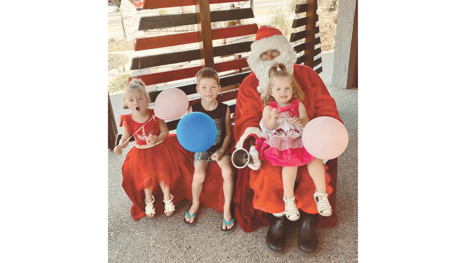 Gateway to Christmas as Santa drops into town