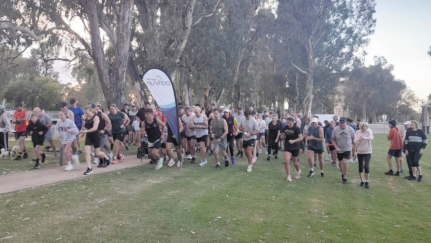 Record Easter Crowd powers Cohuna Parkrun