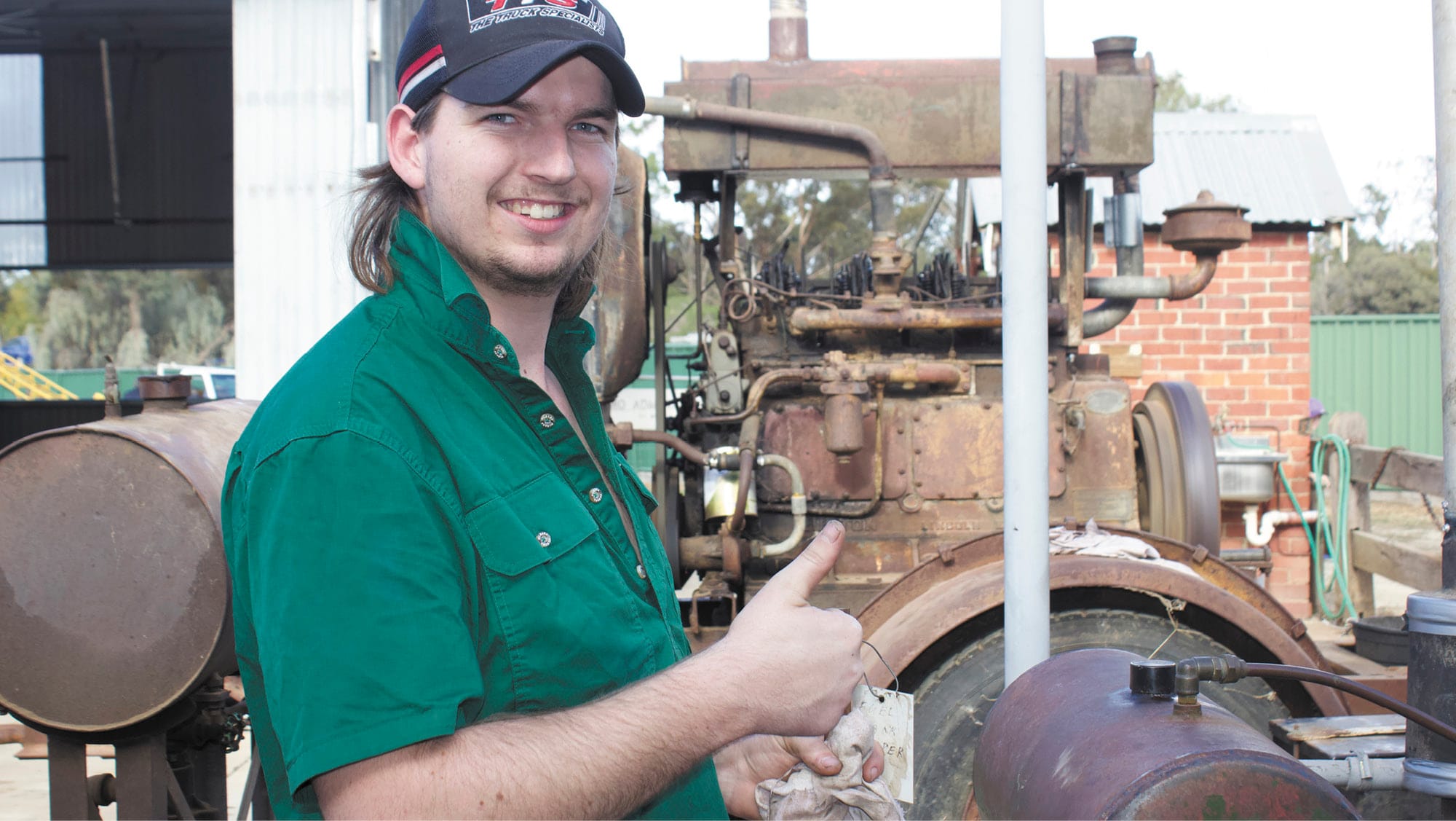 Vintage machinery roars back to life in Barham