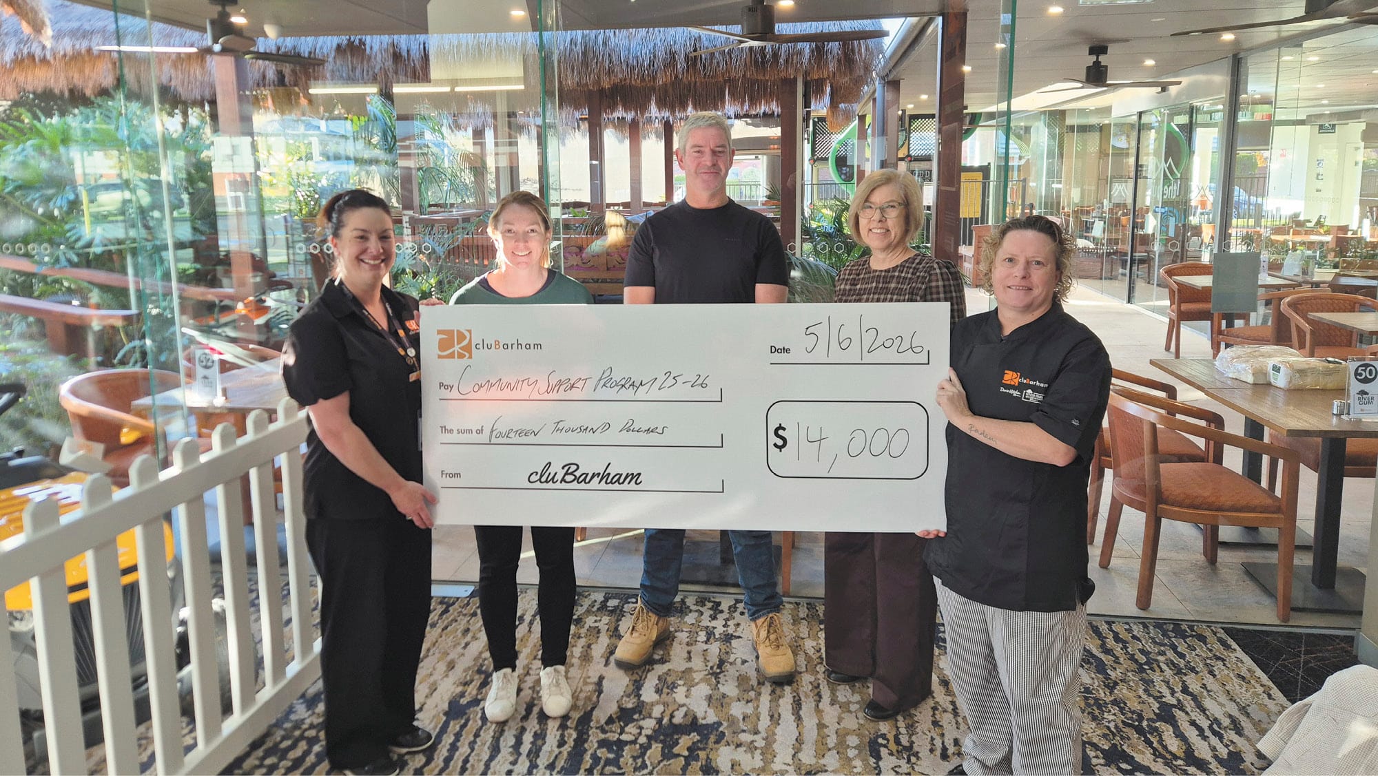 cluBarham Community Support Program Delivers $14,000 to Local Community Groups