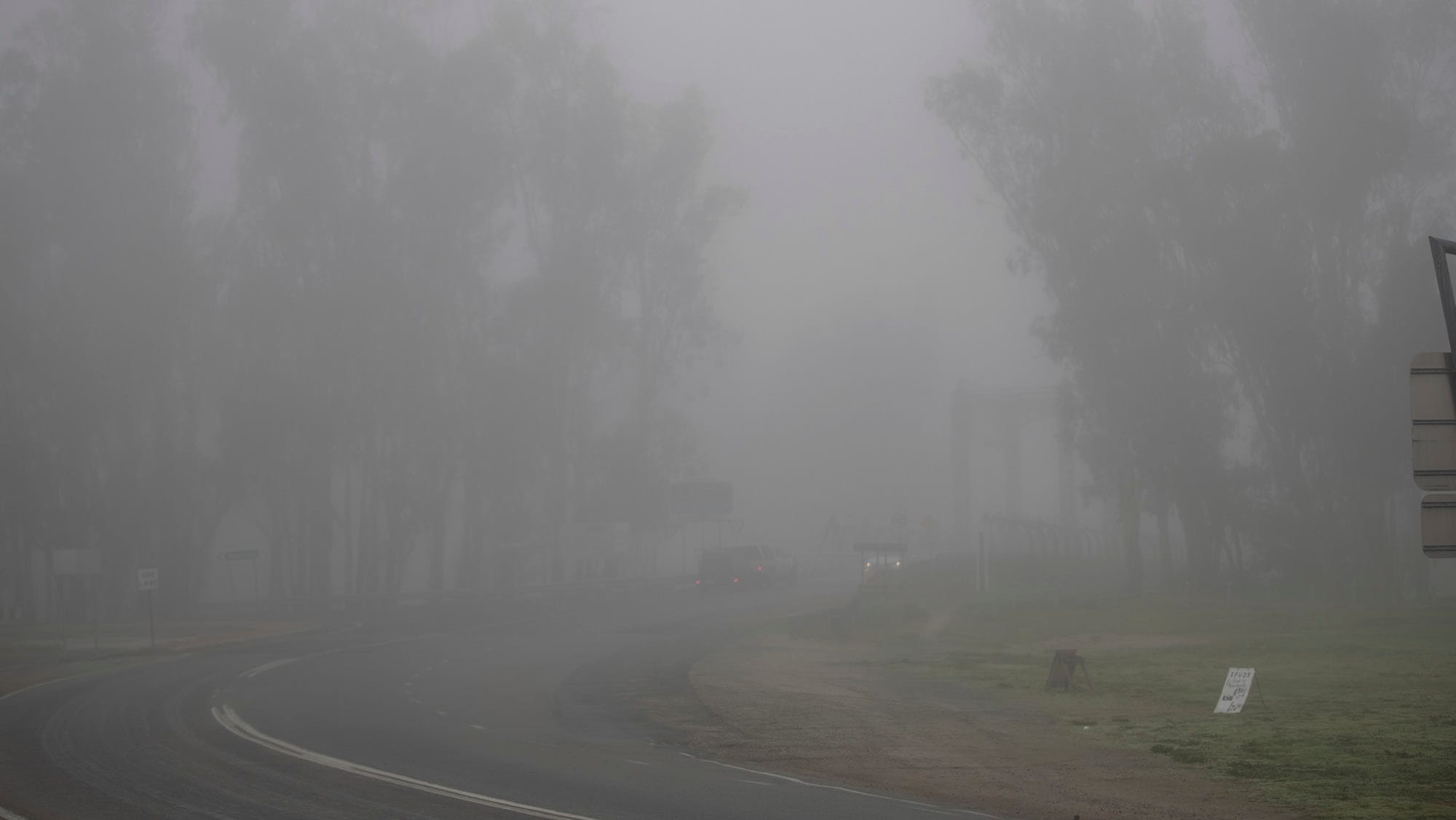Fog Leads to Near Miss