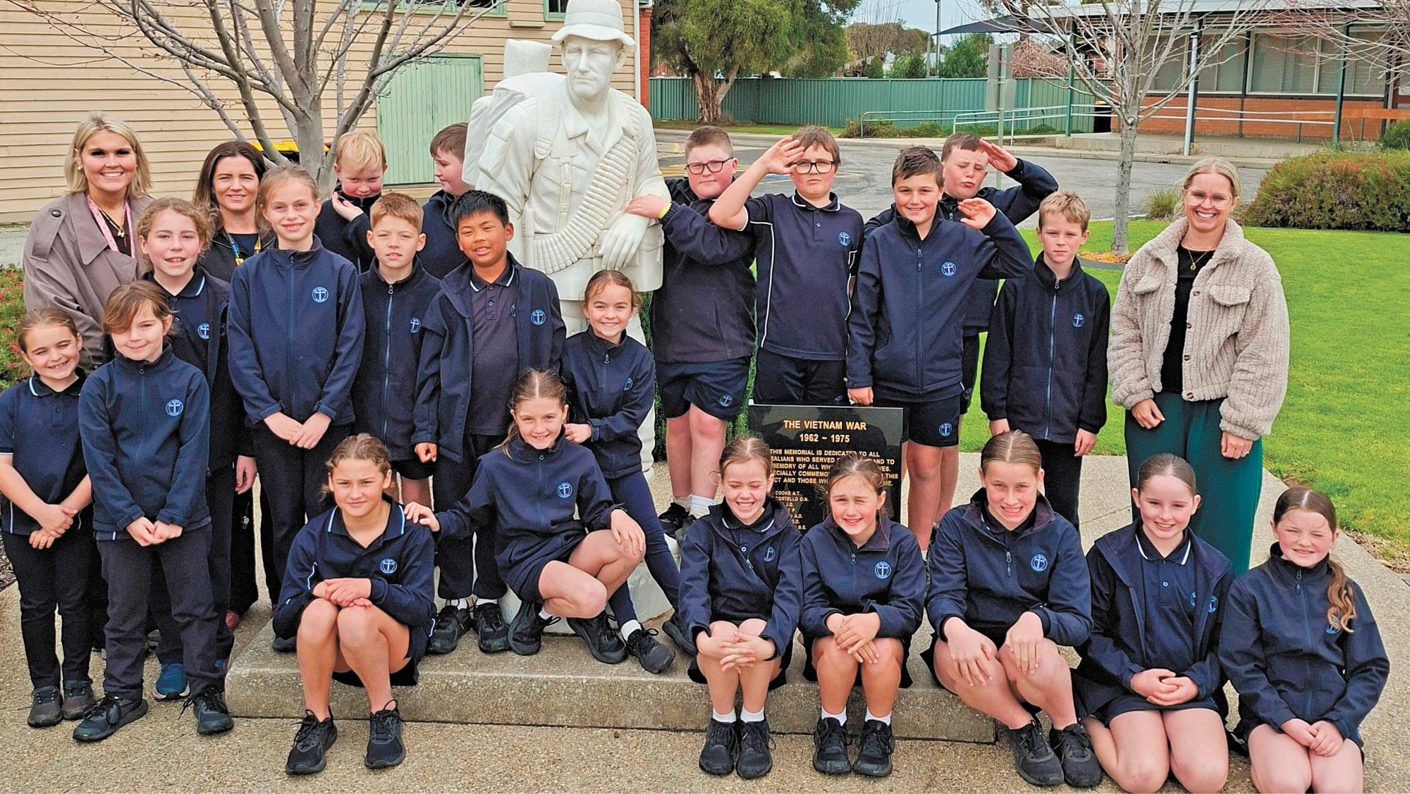 Students explore local Service History