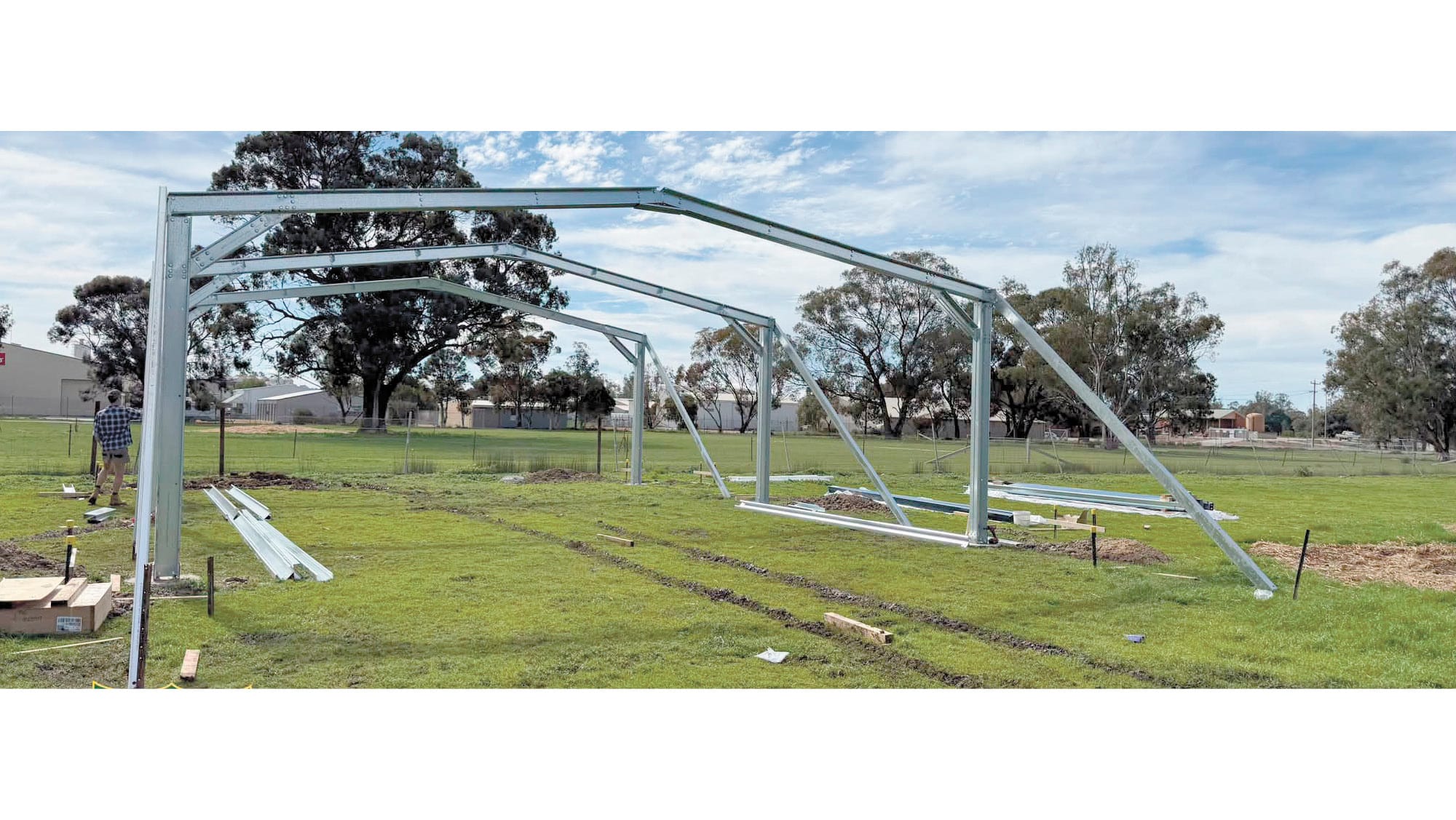 Cattle Pavillion Takes Shape at BHS