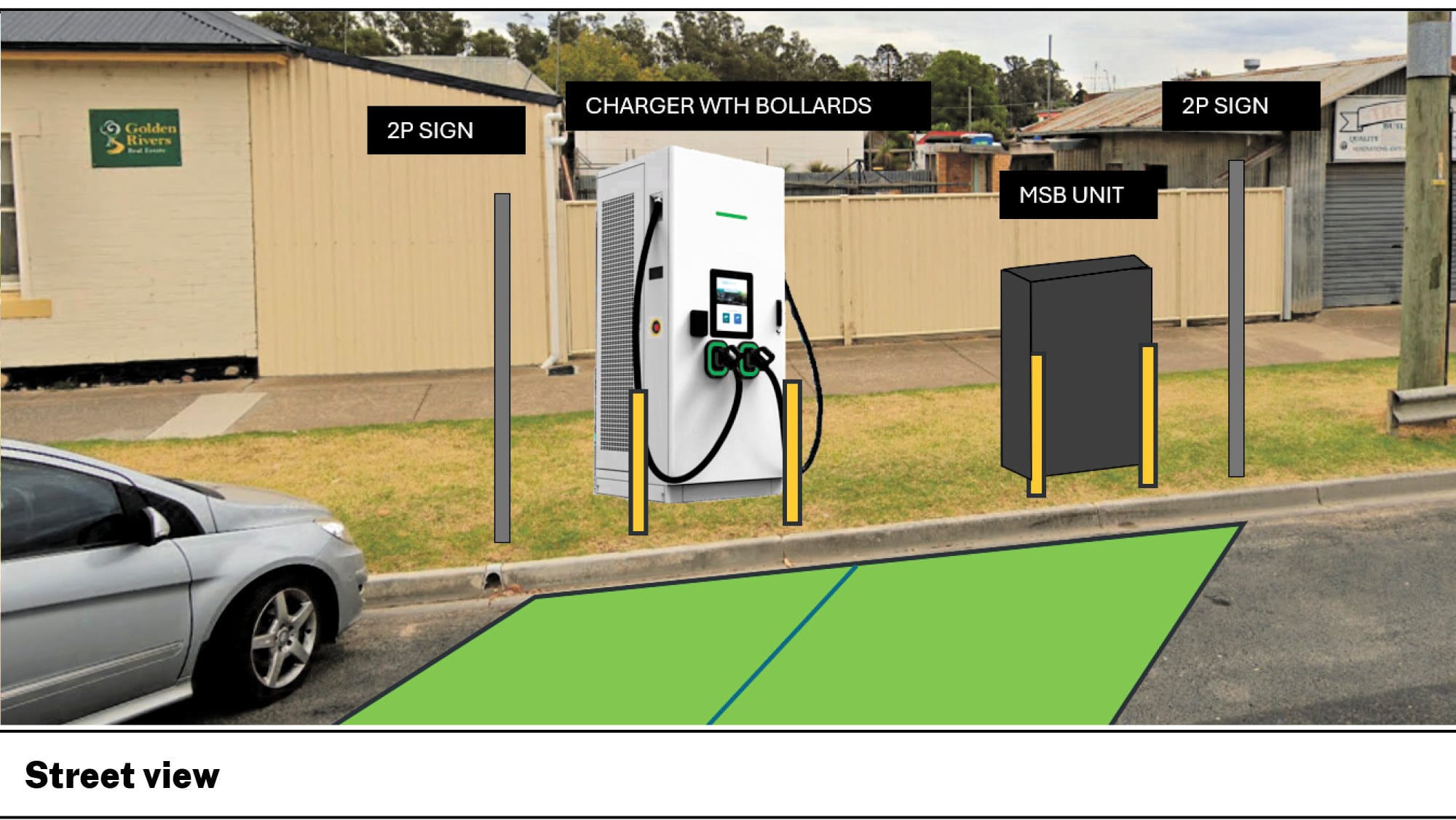 EV Showdown for Prime Parking Positions