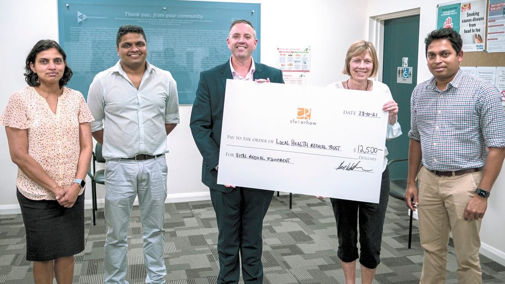 cluBarham Medical Trust Donation post image
