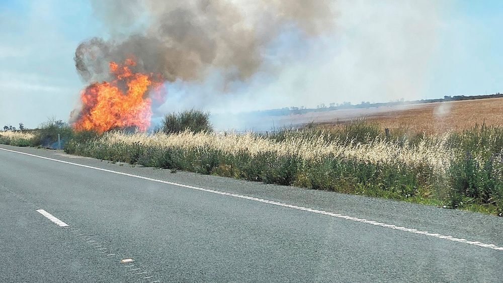 Multiple Blazes Along Highway post image