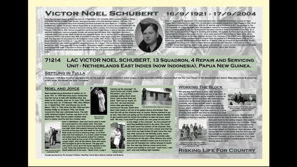 Wakool Soldier Settlers Memorial Walk Update post image