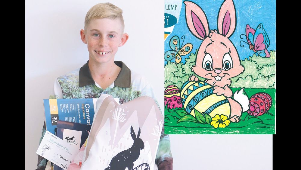 Colouring Comp Winner Collects post image