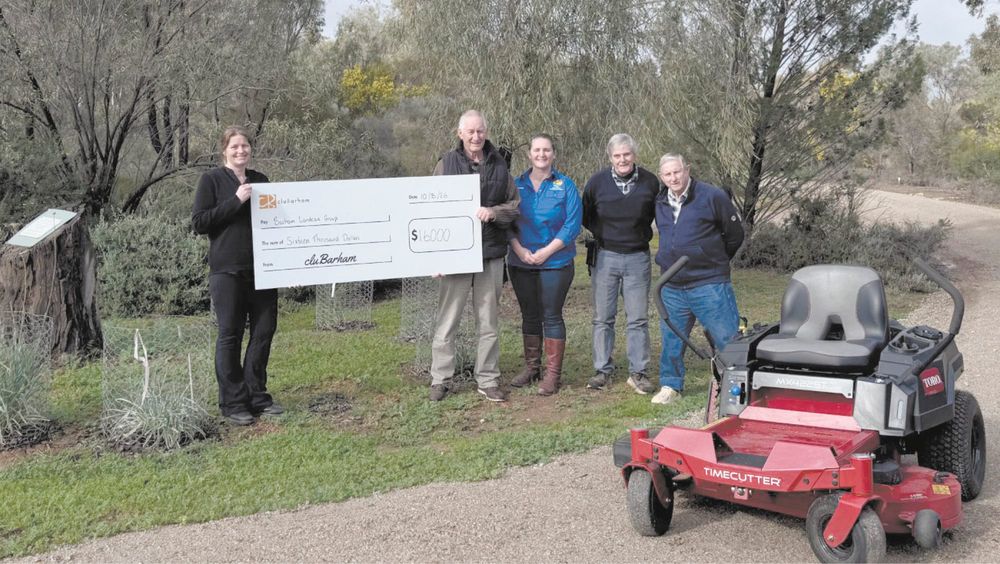CluBarham Continues Commitment to Community with $16,000 Donation to Barham Landcare post image