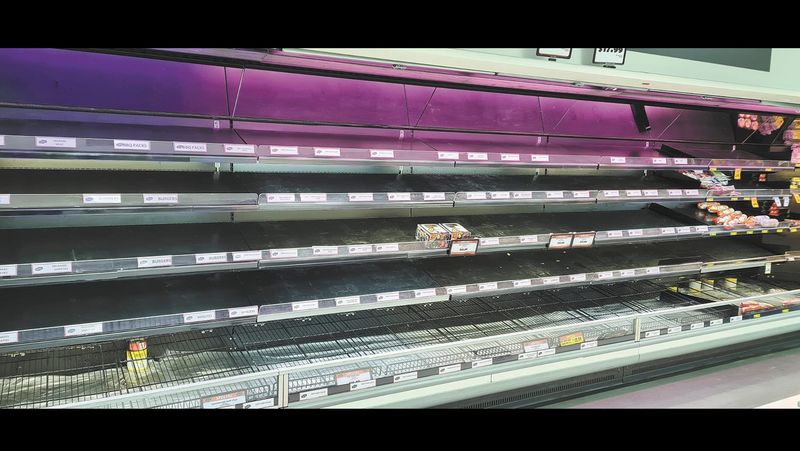 Bare Shelves Again... And Excess Rain post image