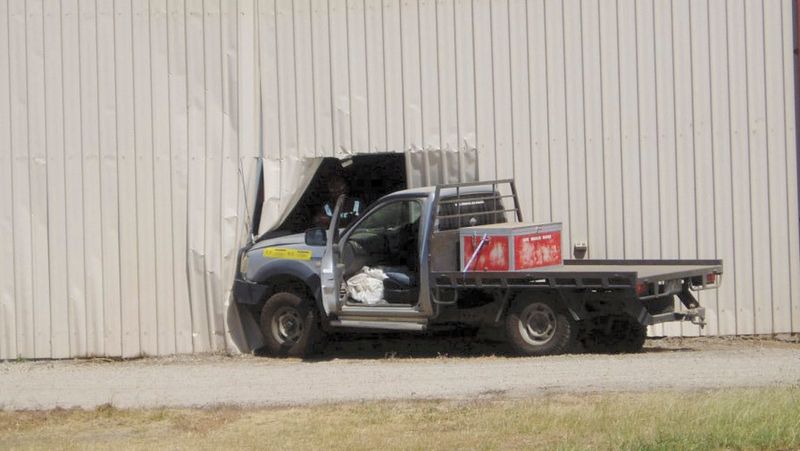 Ute Takes Out Wall post image
