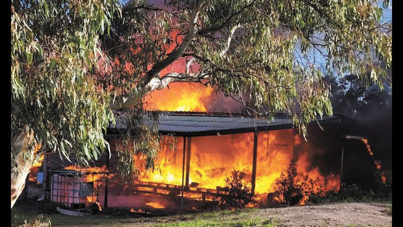 Benjeroop House Fire post image