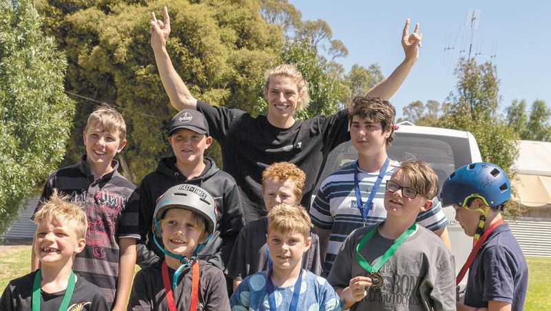 All Smiles at the Barham Skate Park post image