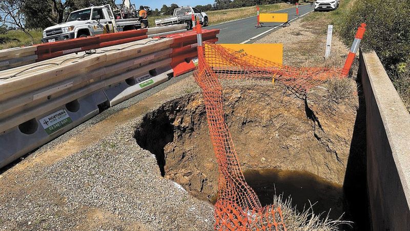 Milnes Bridge sink-hole post image