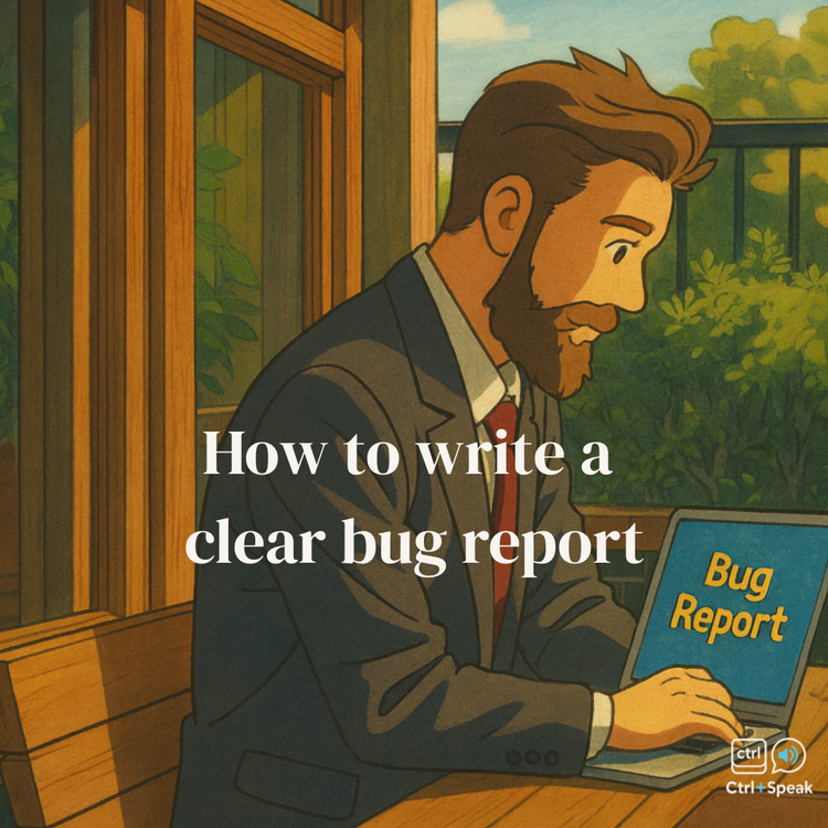 How to write a clear bug report