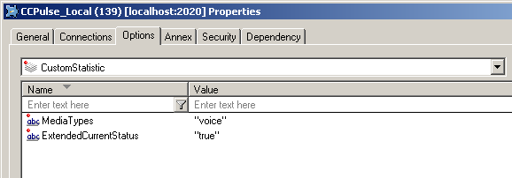 Genesys CCPulse - CustomStatistic